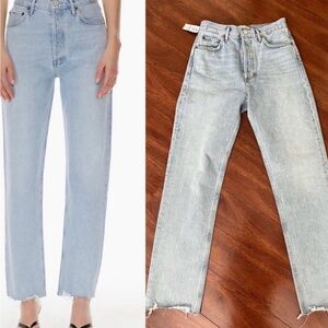 Agolde 90’s pinch waist high rise Jean